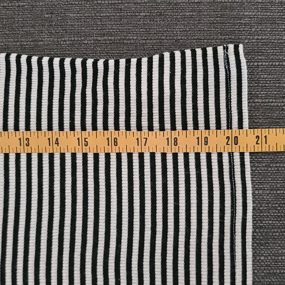 ZARA GIRLS Mock Neck Striped Long Sleeve Shirt 13 14 Ribbed Top Tee Stretchy - Picture 8 of 13